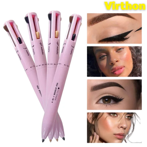Caneta de Maquiagem 4 em 1 GlamVir