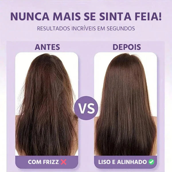 Pente Alisador de Cabelo 5 em 1 Sem Fio AlisaVir