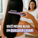 Pente Alisador de Cabelo 5 em 1 Sem Fio AlisaVir