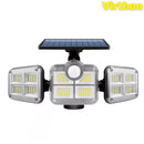 Refletor Led Solar Com 3 Cabeças 800W - EcoLight