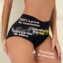 Calcinha Confortável e Discreta 100% À Prova de Vazamentos AbFlow™ (COMECE COM 5!)