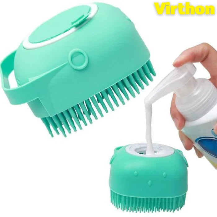 Escova de Banho Massageadora para Pets