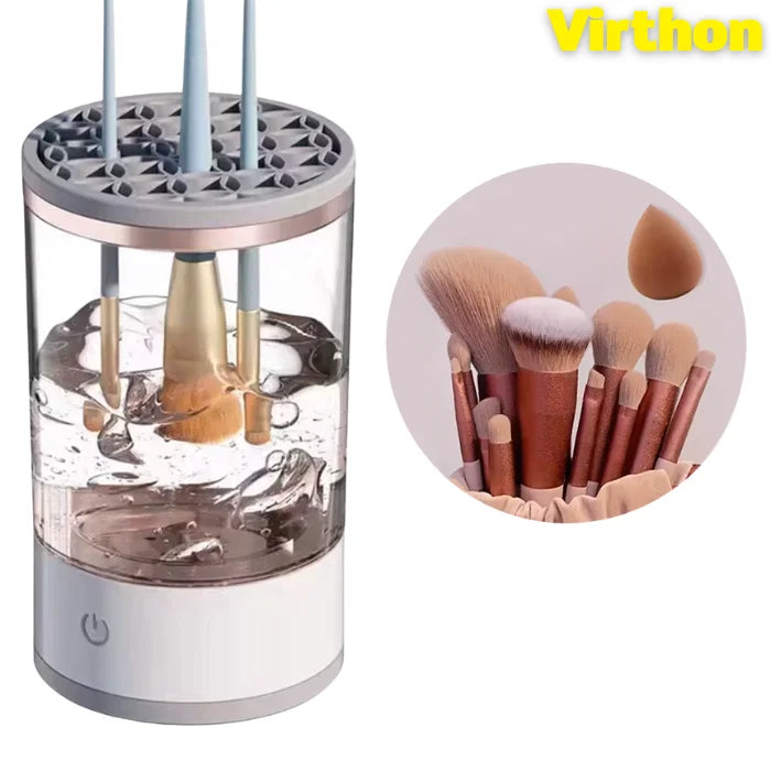 Limpador de Pincel de Maquiagem 3 em 1 MakeClean™ [Brinde Kit Completo de Pinceis]